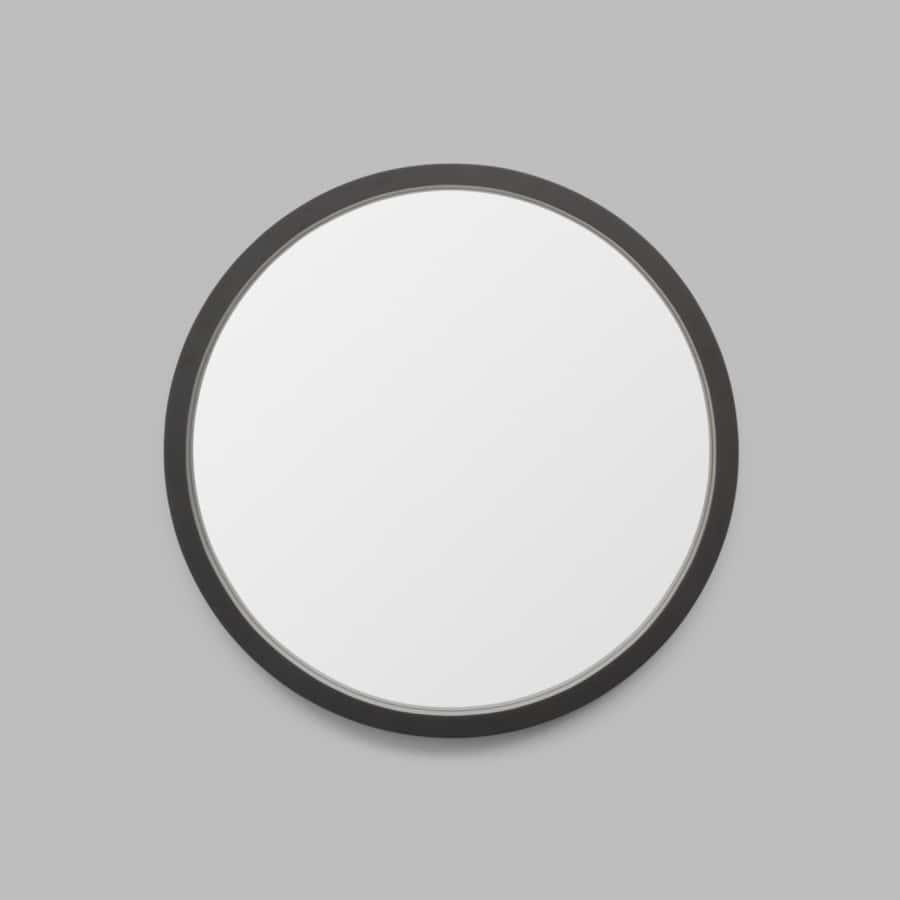 Adel Round Mirror - Black 100cm