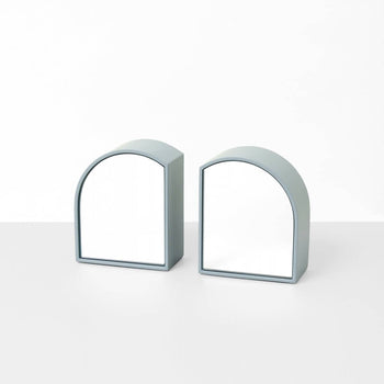 Archie Mirror Bookends - Blue