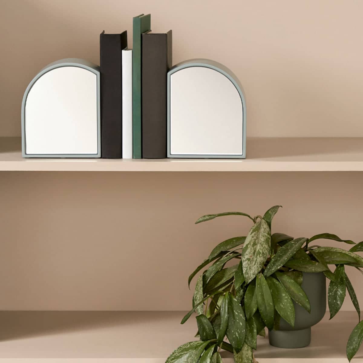 Archie Mirror Bookends - Blue