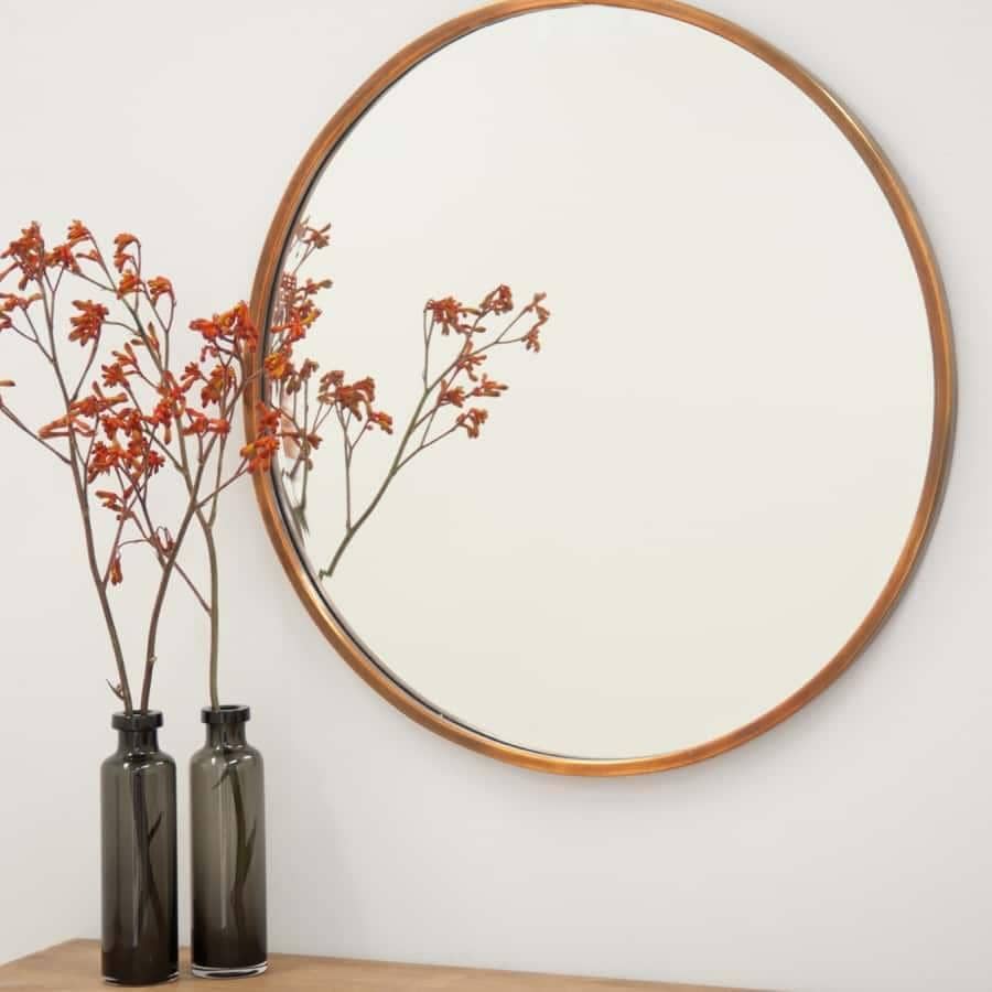 Arthur Mirror - Copper 76cm