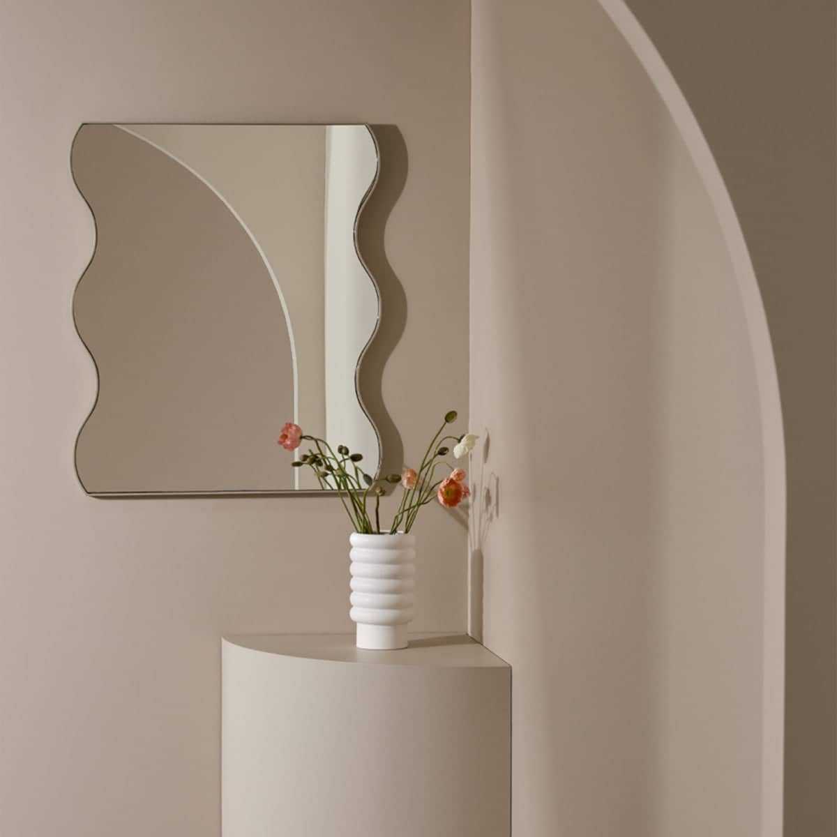 Artemis Mirror - Bright White