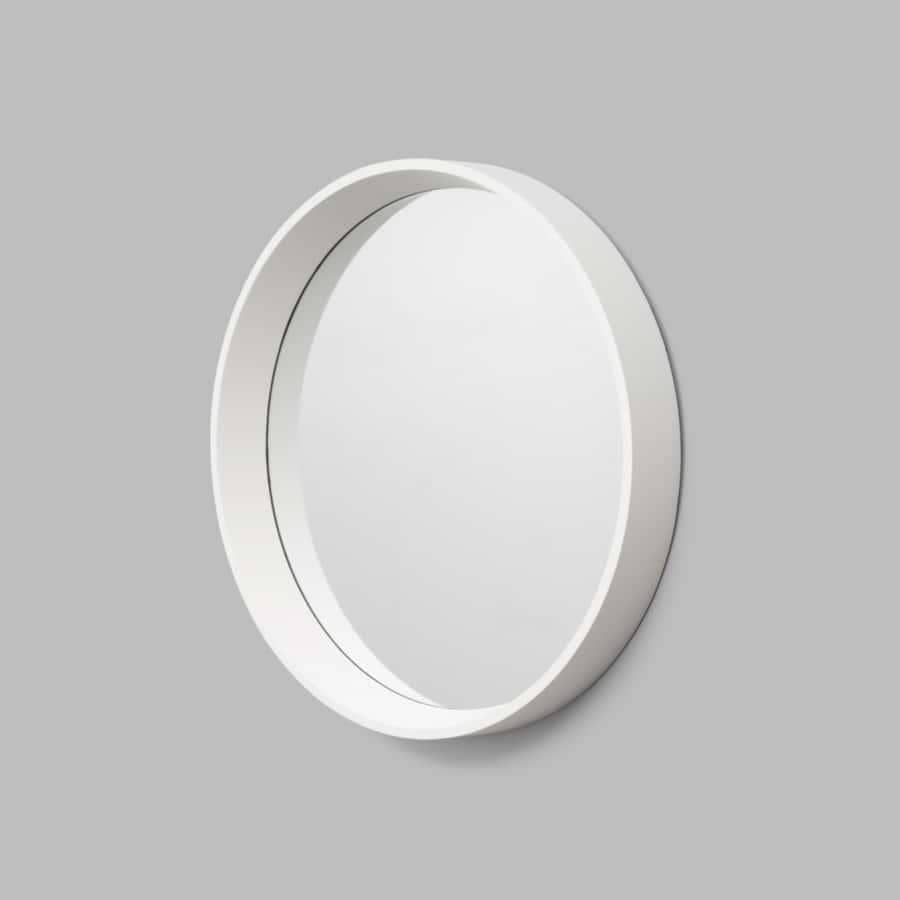 Austen Round Mirror - Bright White