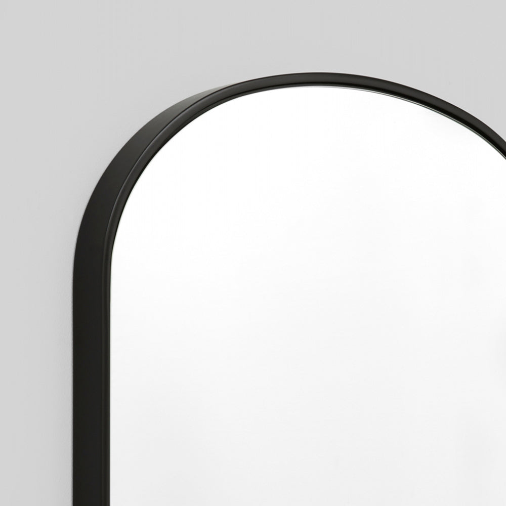 Bella Small Arch Mirror - Black