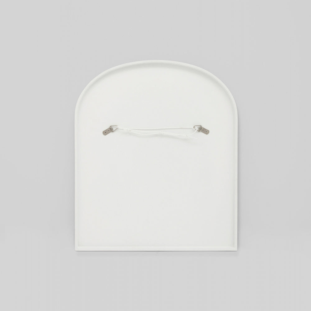 Bella Small Arch Mirror - Bright White
