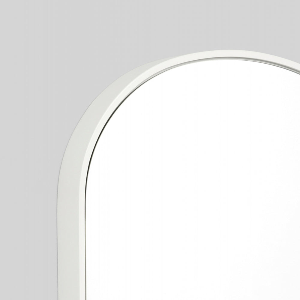 Bella Small Arch Mirror - Bright White