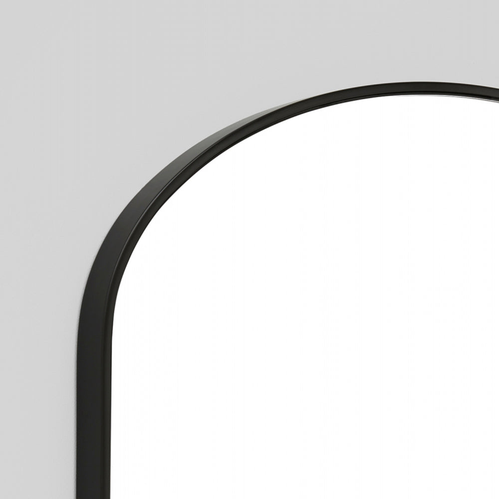 Bella Large Arch Mirror - Black