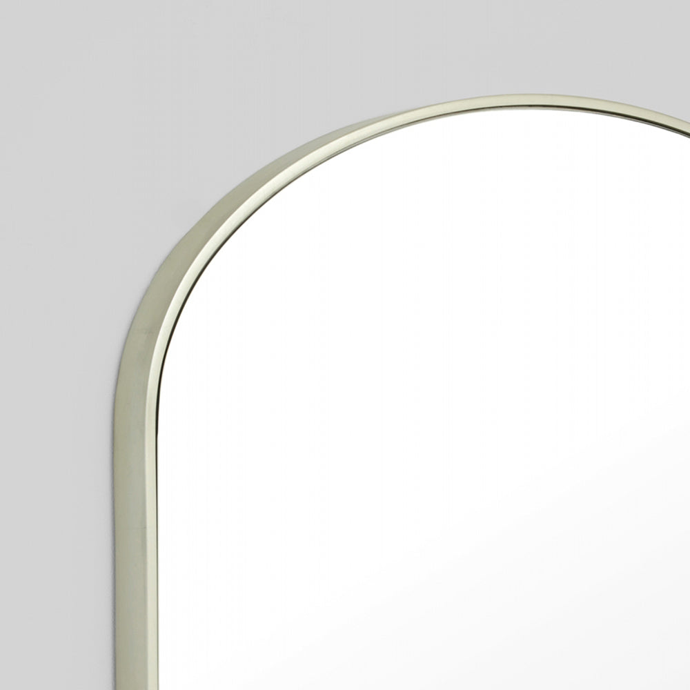 Bella Large Arch Mirror - Silver