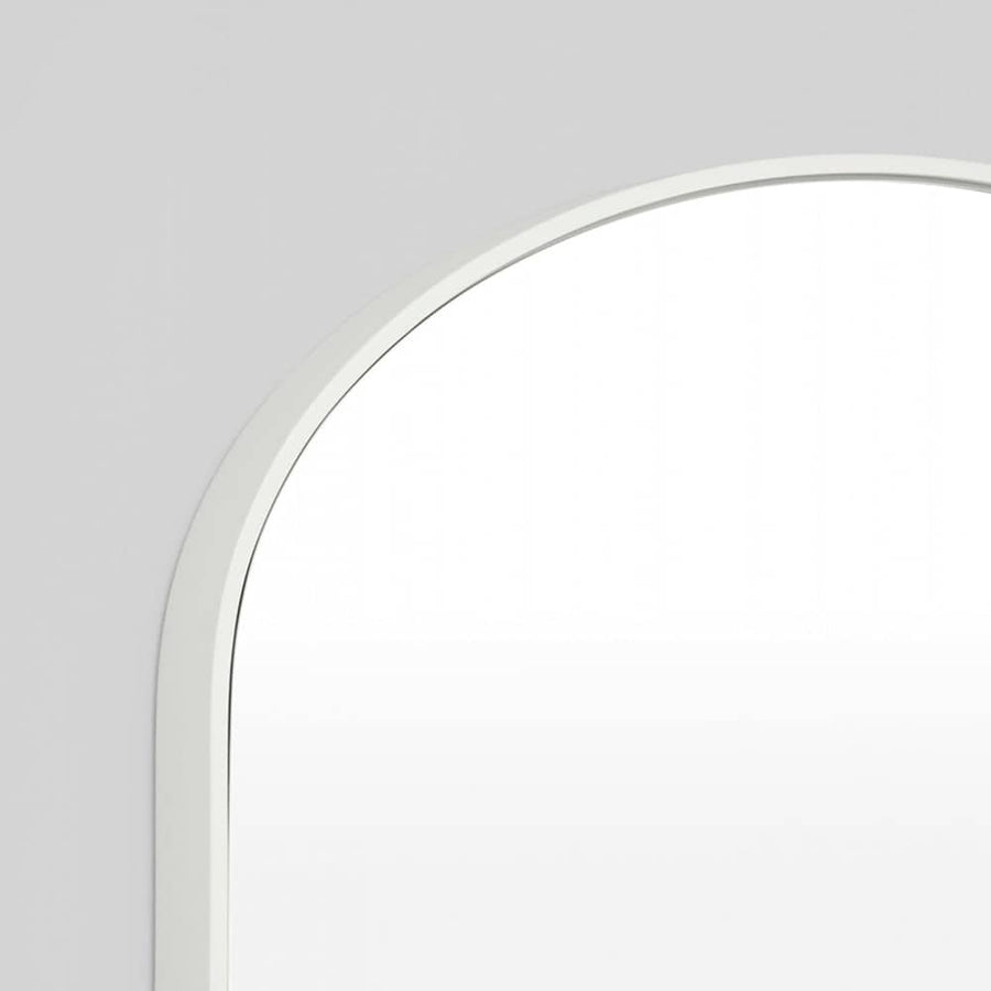 Bella Large Arch Mirror - Bright White