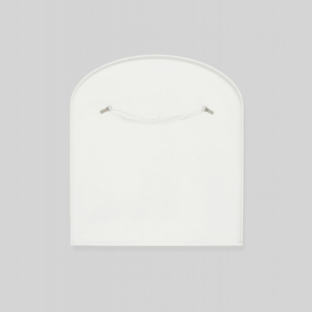 Bella Large Arch Mirror - Bright White