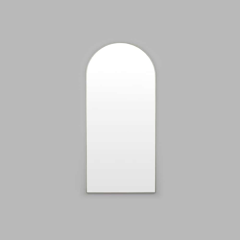 Bjorn Arch Floor Mirror - Silver