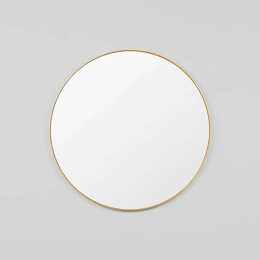 Bjorn Round Mirror - Brass 100cm
