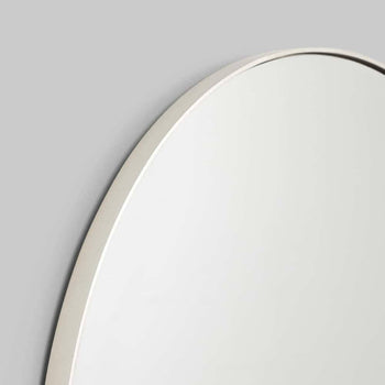 Bjorn Round Mirror - Silver 100cm