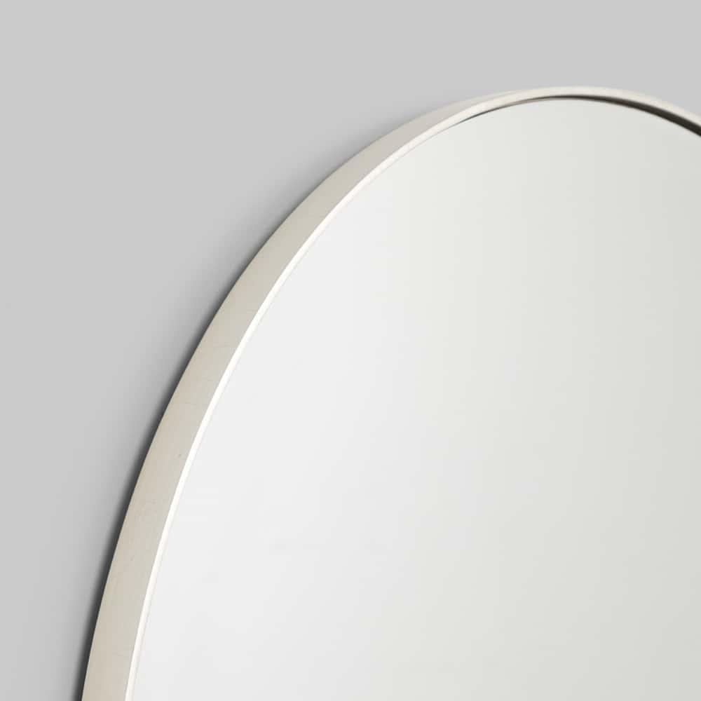 Bjorn Round Mirror - Silver 80cm