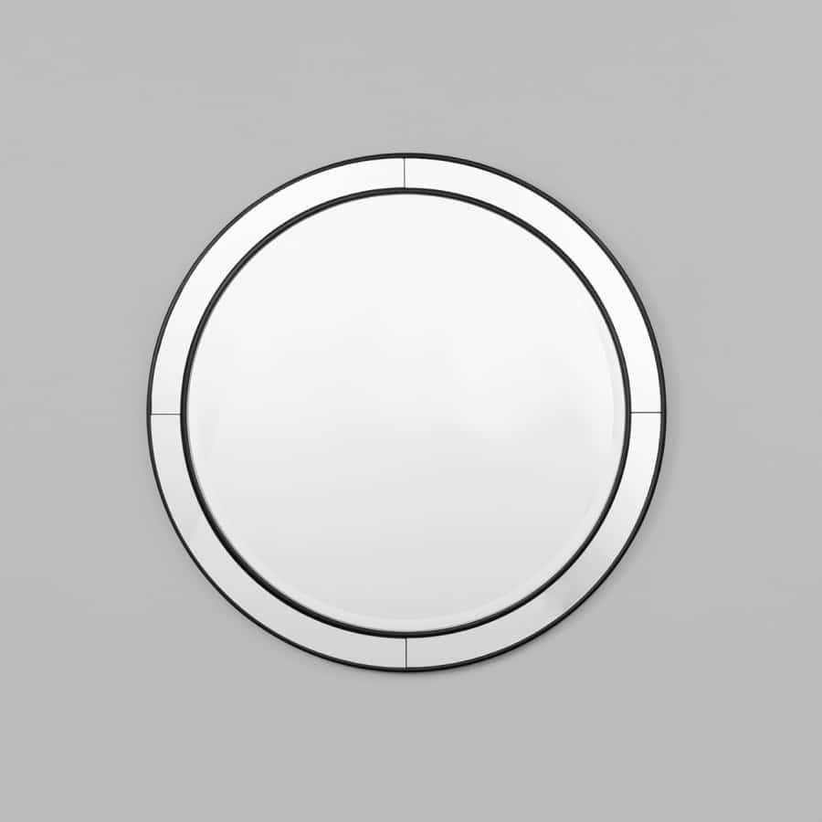 Cohen Round Mirror - Black