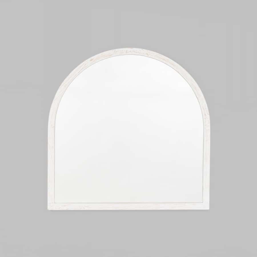 Cove Arch Mirror - White