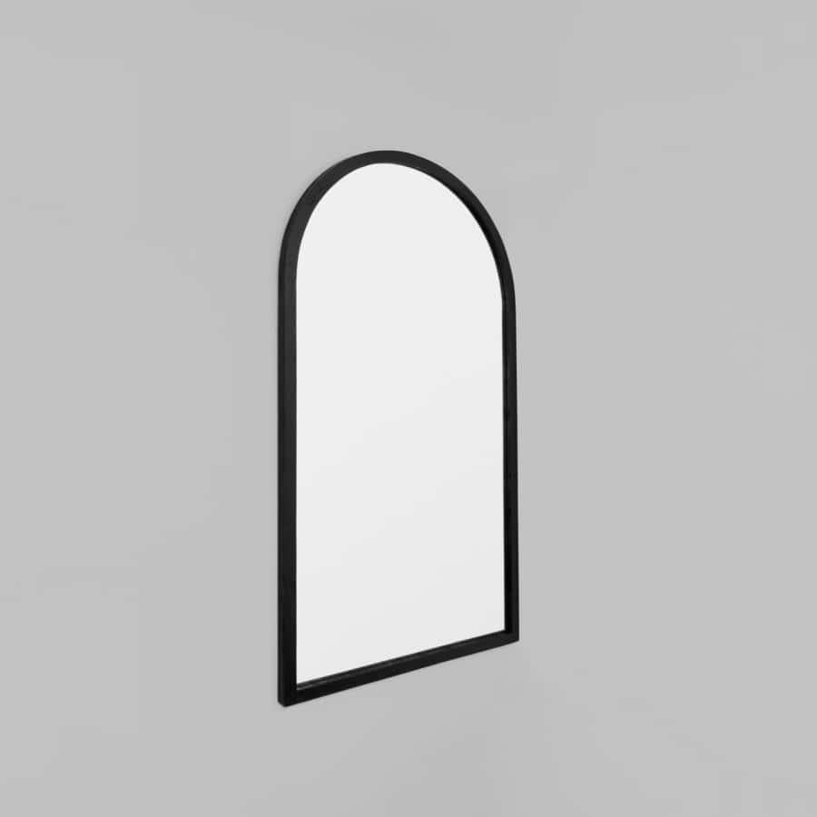 Cove Leaner Arch Mirror - Black