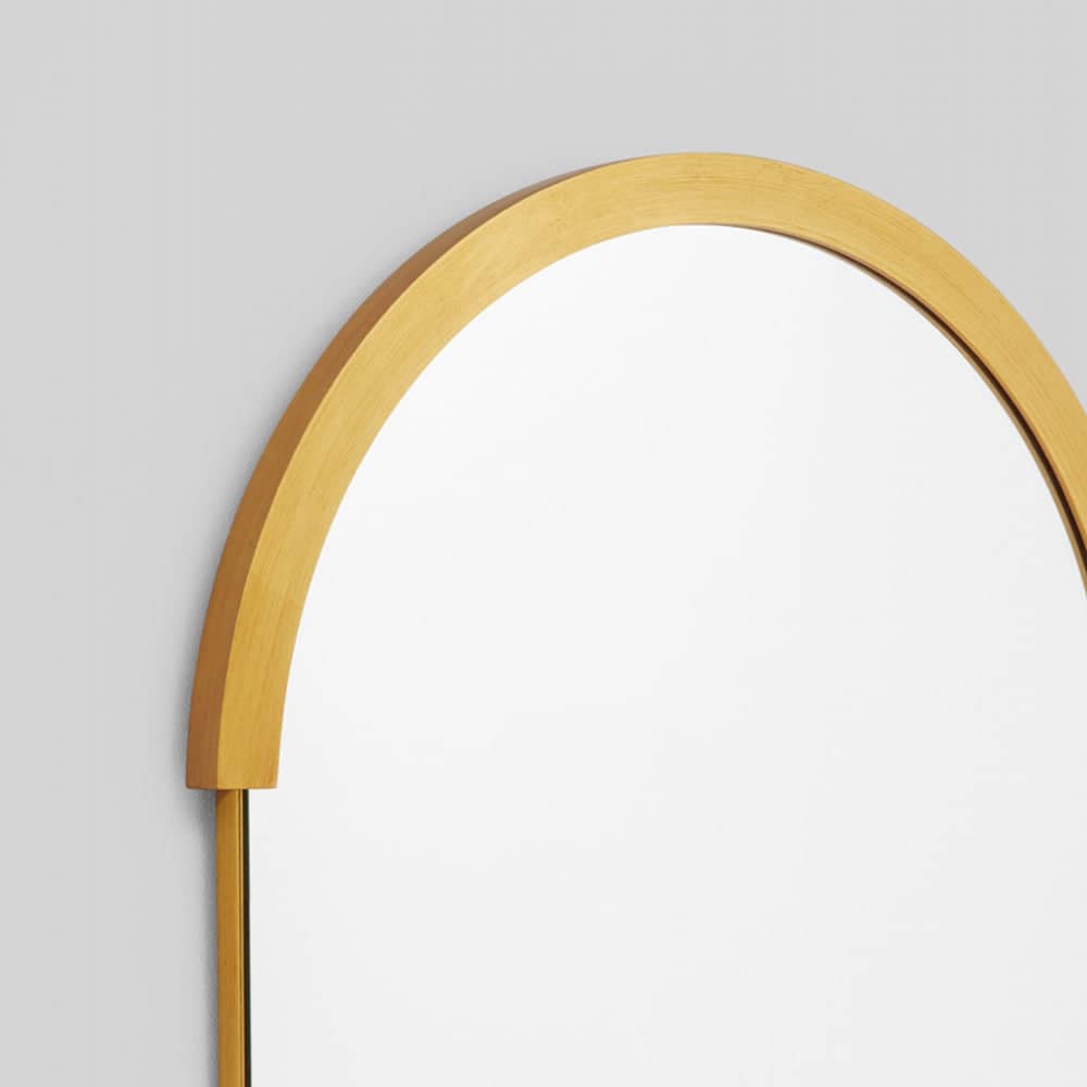 Dawn Oval Mirror - Brass