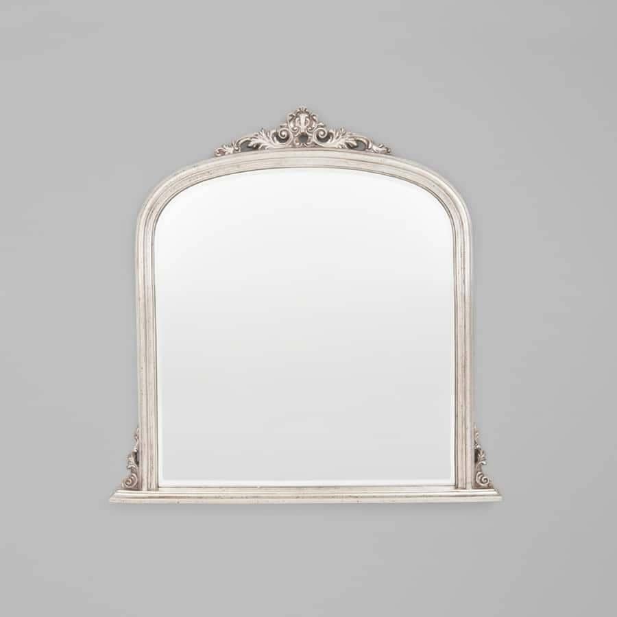 Domed Arch Mirror - Silver