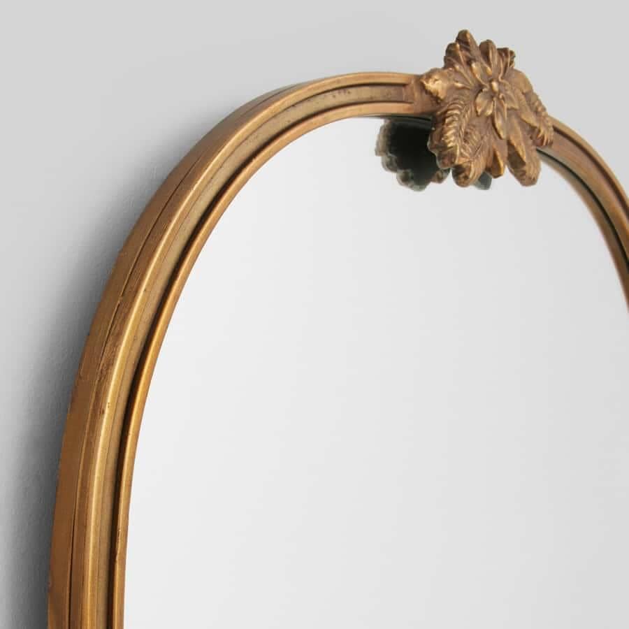 Fern Arch Mirror - Bronze