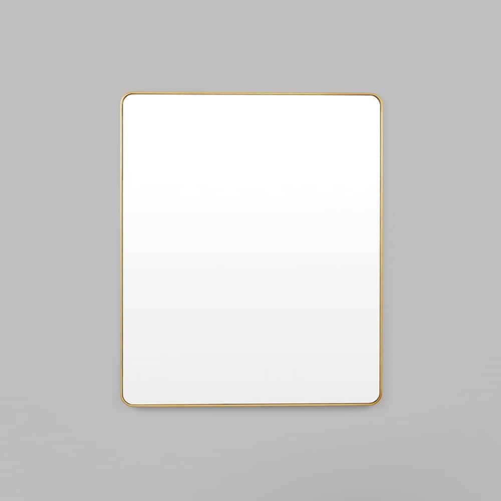 Flynn Curve Rectangle Mirror - Brass Small 60cm x 80cm