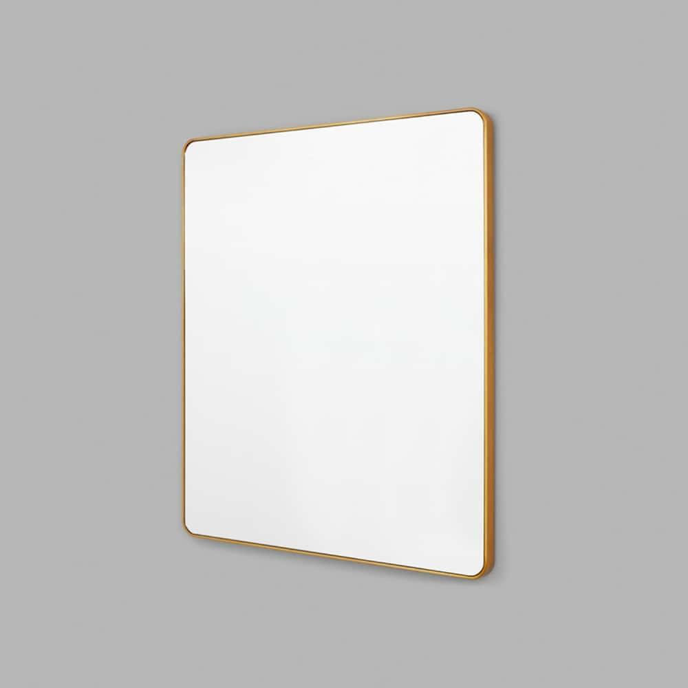 Flynn Curve Rectangle Mirror - Brass Medium 100cm x 120cm