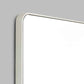Flynn Curve Rectangle Mirror - Silver Small 60cm x 80cm