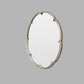 French Maid Round Mirror - Silver