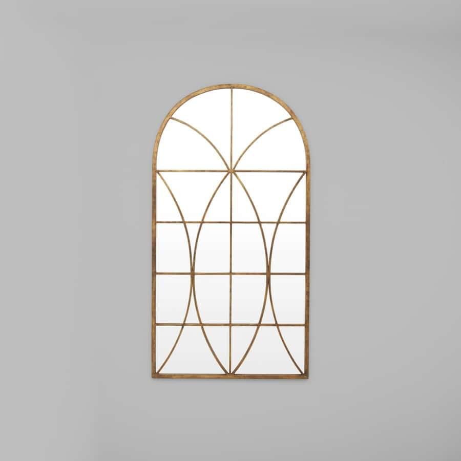 Grand Arch Leaner Mirror - Rust