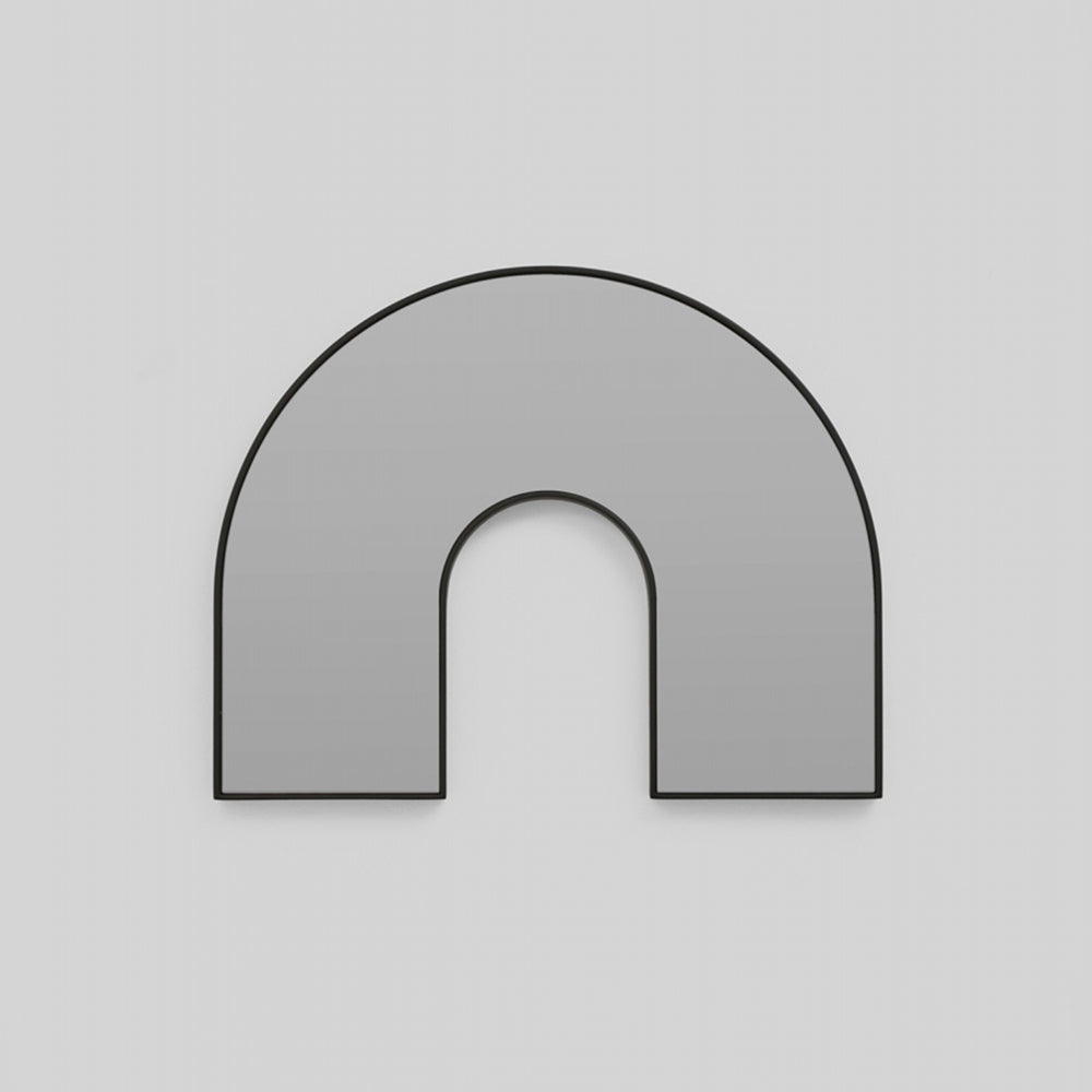 Kaari Arch Mirror - Black/Storm