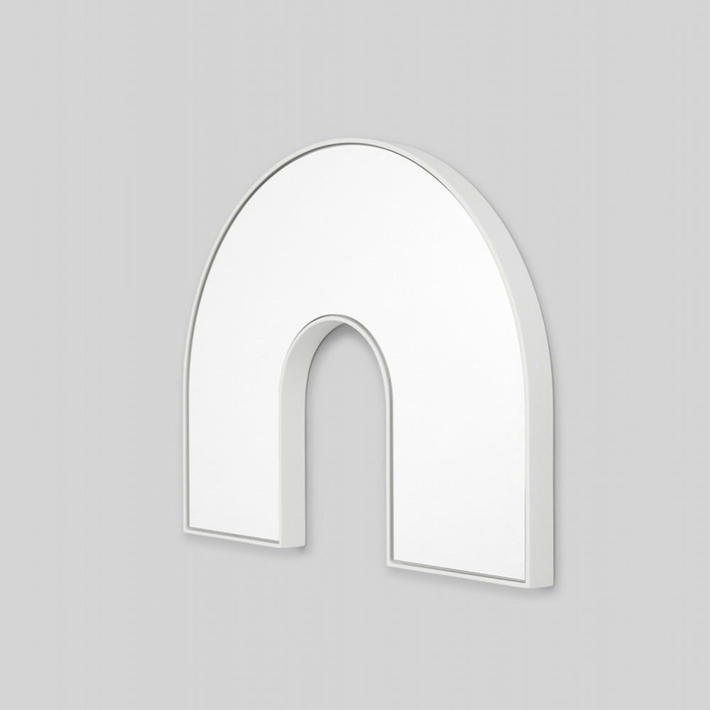 Kaari Arch Mirror - Bright White