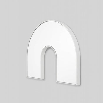 Kaari Arch Mirror - Bright White
