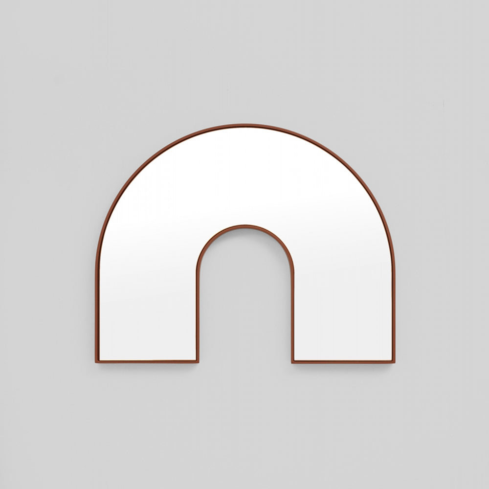 Kaari Arch Mirror - Rust
