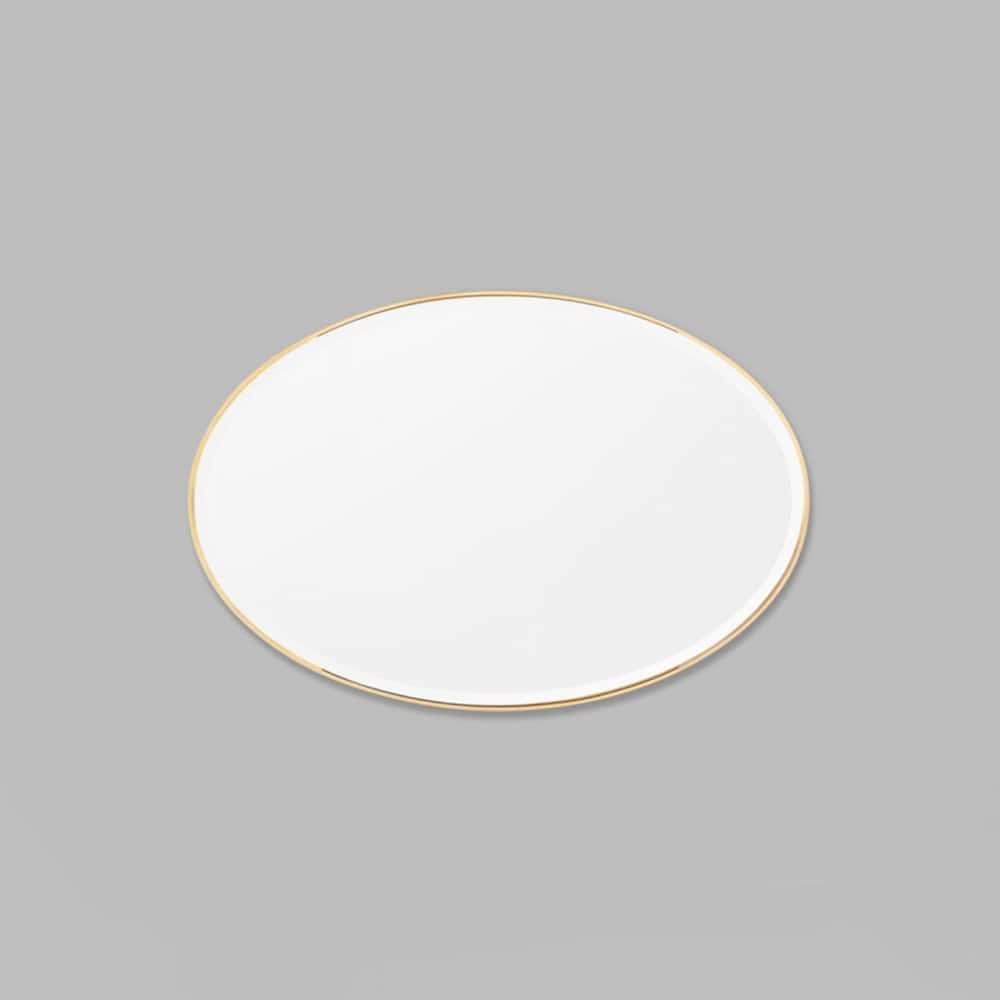 Lolita Oval Mirror 90cm x 135cm - Brass