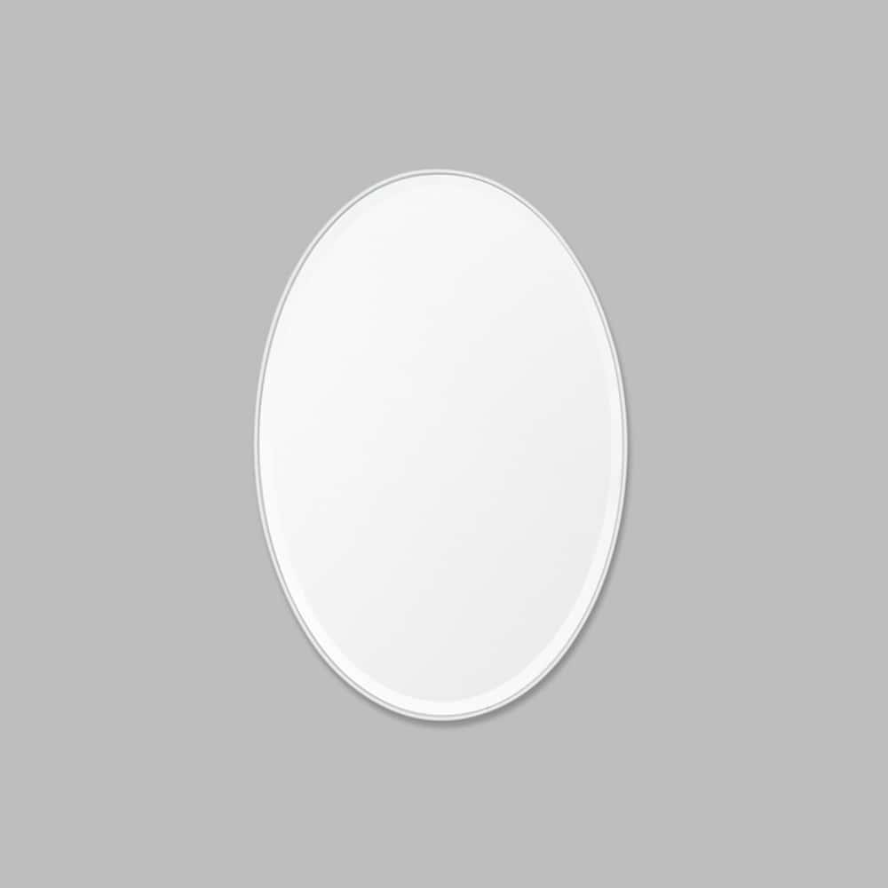 Lolita Oval Mirror 90cm x 135cm - Bright White