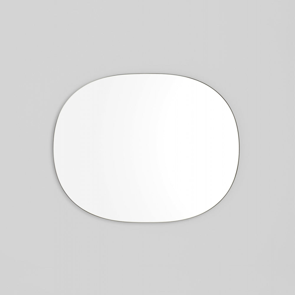 Miller Small Black Oval Mirror 60cm x 75cm