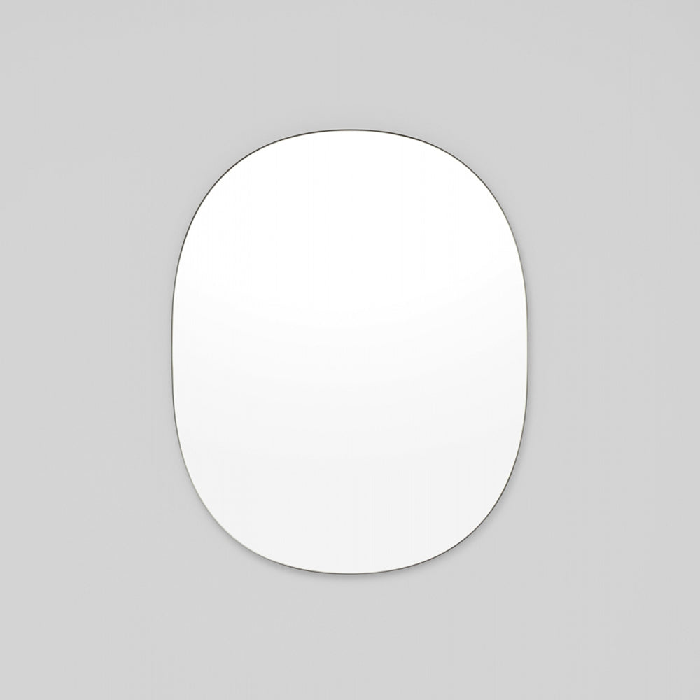 Miller Small Black Oval Mirror 60cm x 75cm