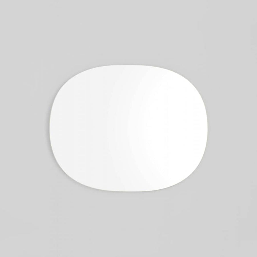 Miller Small Bright White Oval Mirror 60cm x 75cm