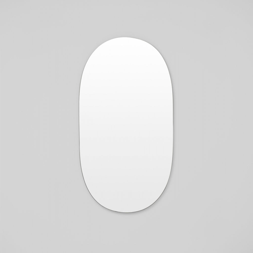 Miller Tall Black Oval Mirror 80cm x 150cm