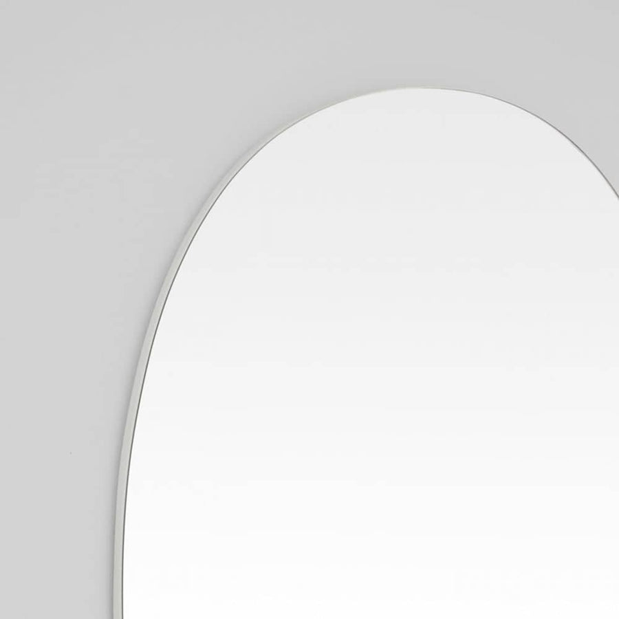 Miller Tall Bright White Oval Mirror 80cm x 150cm