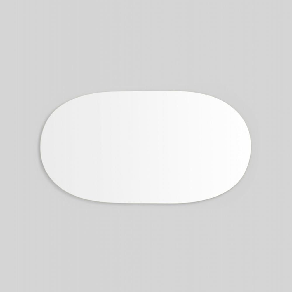 Miller Tall Bright White Oval Mirror 80cm x 150cm