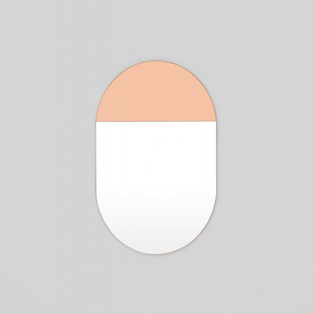 Mira Duo Small Oval Mirror - Dusk