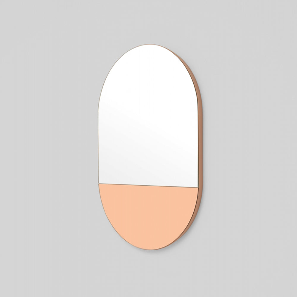 Mira Duo Large Oval Mirror - Dusk