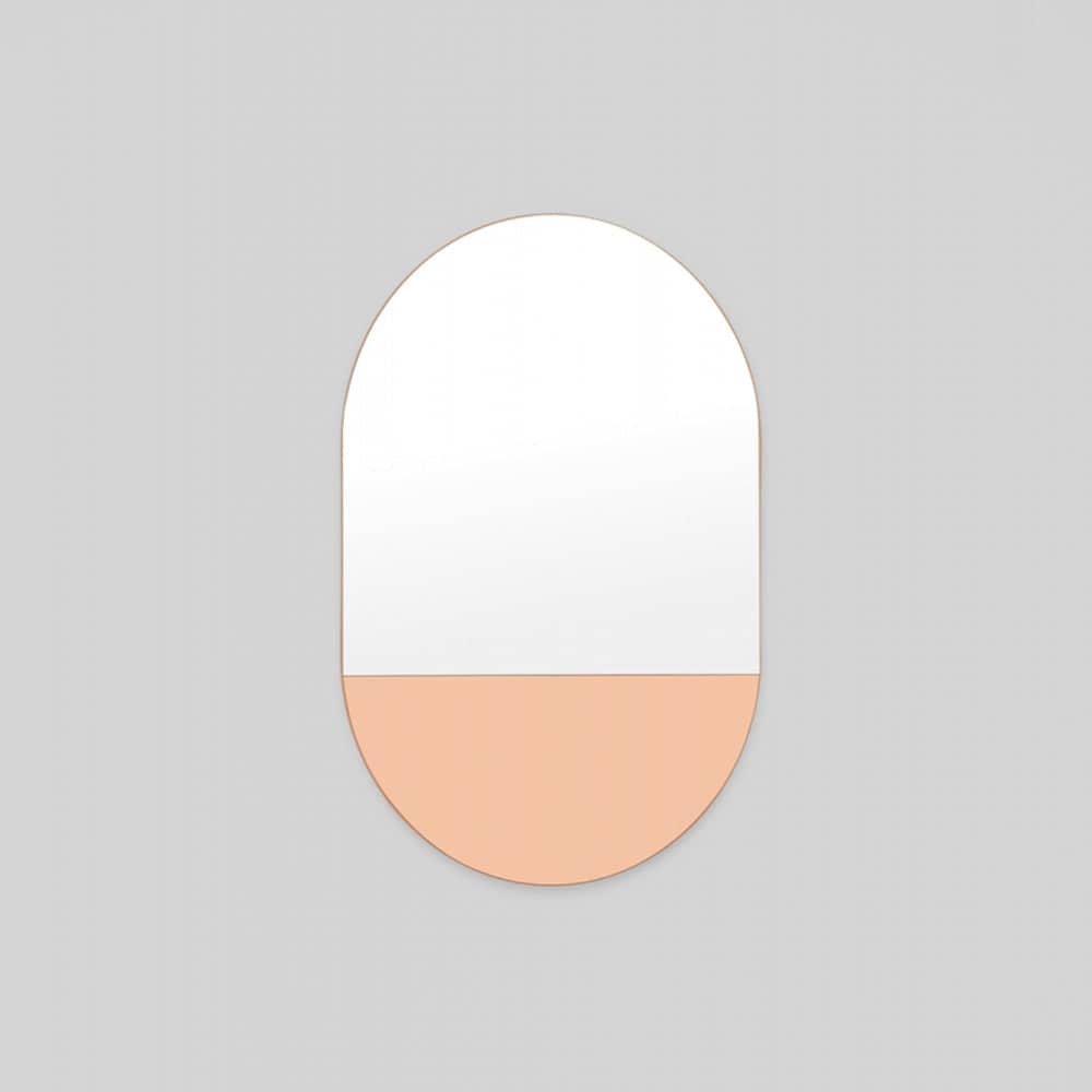 Mira Duo Small Oval Mirror - Dusk