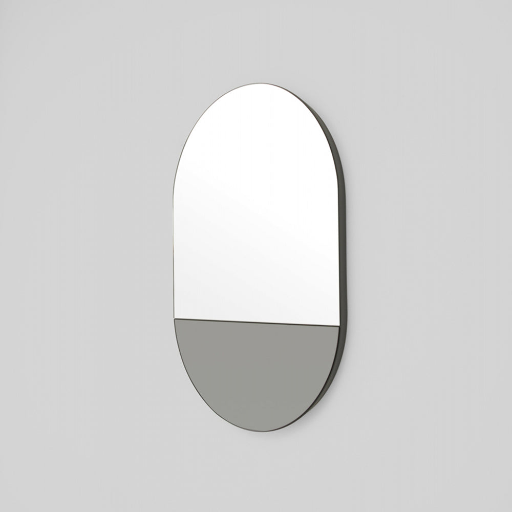 Mira Duo Large Oval Mirror - Storm