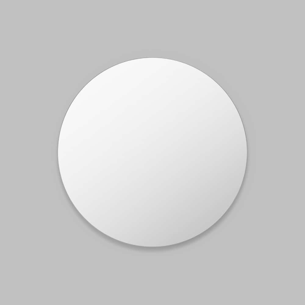 Mira Round Mirror - Coal 90cm