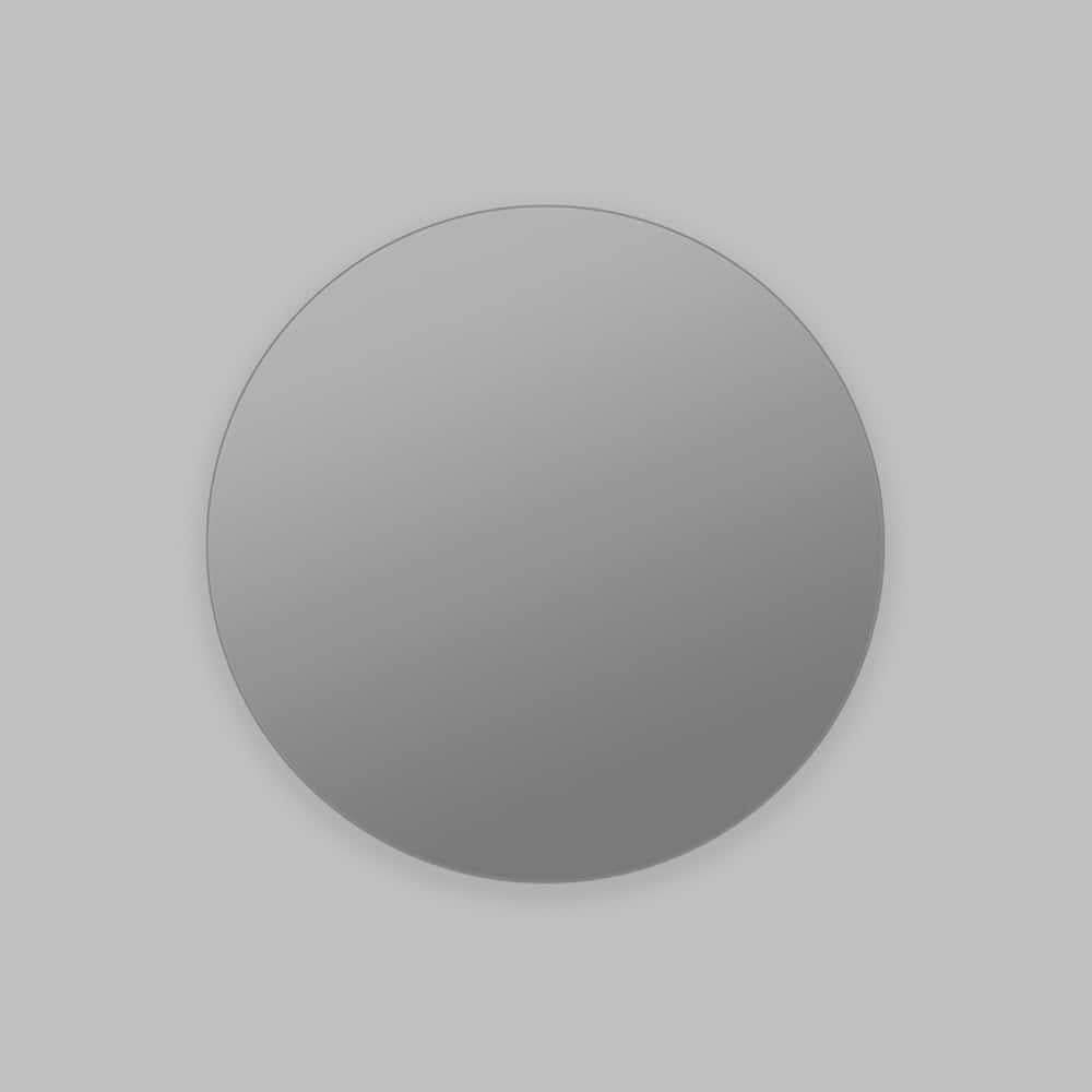 Mira Round Mirror - Storm 90cm