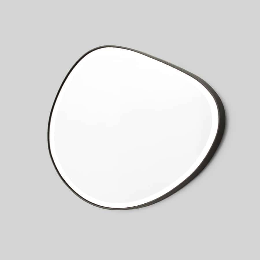 Pebble Mirror - Black 120cm x 70cm