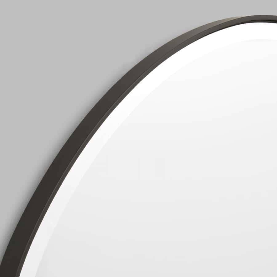 Pebble Mirror - Black 120cm x 70cm