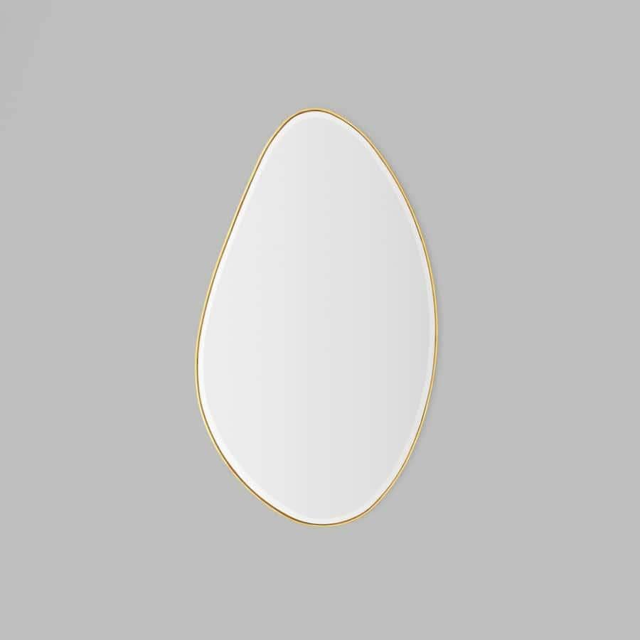 Pebble Mirror - Brass 120cm x 70cm