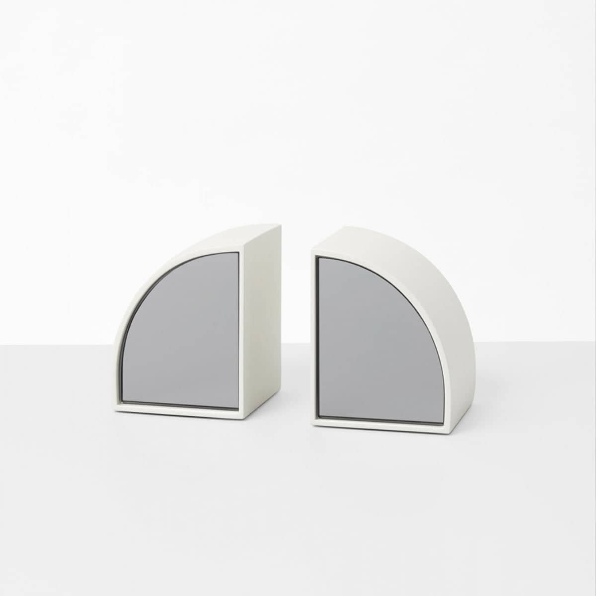 Percy Mirror Bookends - Mist